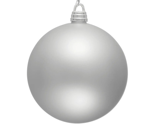 Vianočná ozdoba Lafiora 30 cm strieborná matná Vianočná guľa
