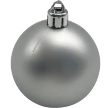 Strieborná vianočná guľa