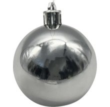 Strieborná vianočná guľa