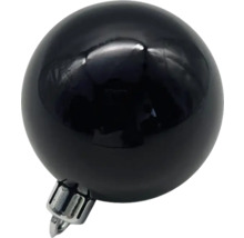 Čierna vianočná guľa so závesom