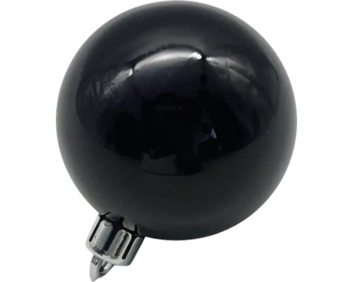 Čierna vianočná guľa so závesom