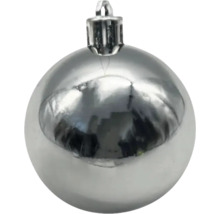 Strieborná vianočná guľa