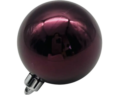 Vínovo červená vianočná guľa