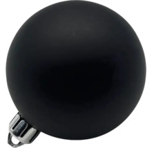 Čierna vianočná guľa so závesom