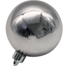 Strieborná vianočná guľa na ozdobu