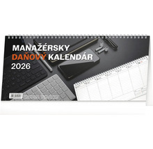 Stolový kalendár daní 2026 s kancelárskymi potrebami