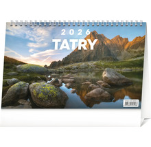 Stolový kalendár 2026 s obrázkom Tatier