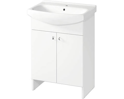 Kúpeľňová skrinka s umývadlom Cersanit Bianco Cersania New 60 S509-041-DSM