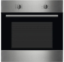 Nerezová vstavaná rúra s otočnými gombíkmi