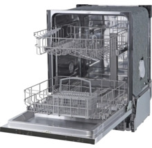 Otvorená umývačka riadu s košmi na riad