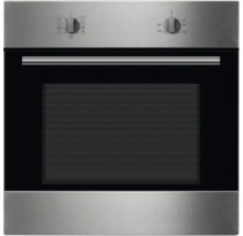 Vstavaná nerezová rúra s ovládacím panelom a sklenenými dverami