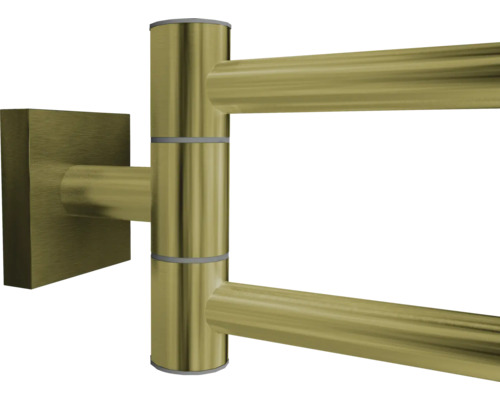 Otočný držiak na uteráky z kovu na montáž na stenu