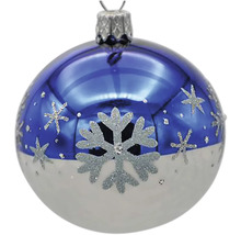 Dekoratívna ozdoba na vianočný stromček so vzorom snehovej vločky