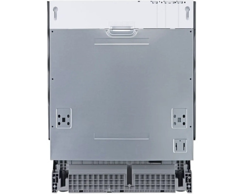 Pohľad zozadu na umývačku riadu na montáž