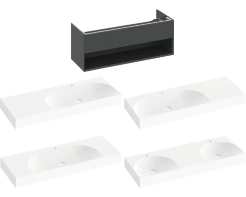 Skrinka pod umývadlo a umývadlá do kúpeľne