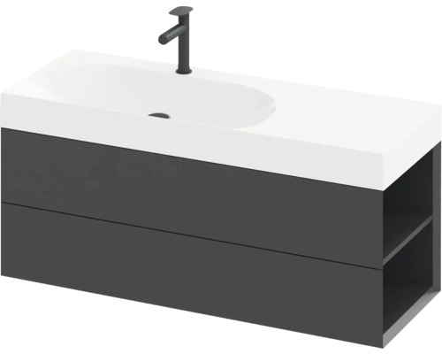 Skrinka pod umývadlo s umývadlom a vodovodnou batériou