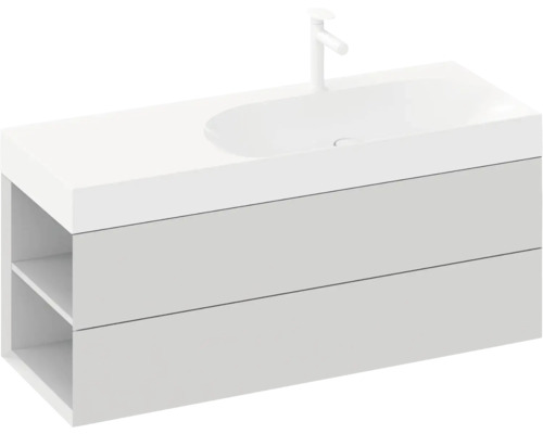 Umývadlo so skrinkou, dve zásuvky a úložný priestor