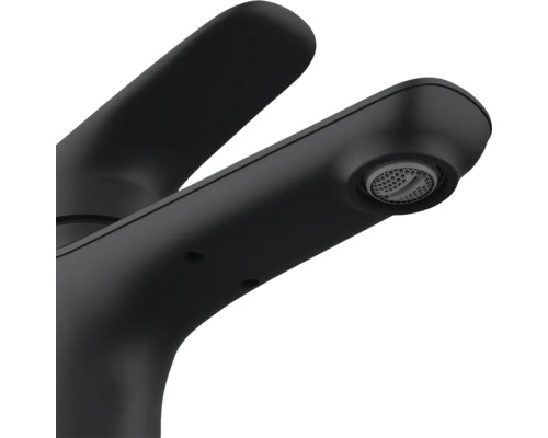 Čierna vodovodná batéria s jednou pákou