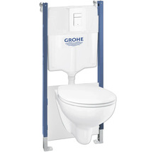 Predstenový inštalačný prvok so závesným WC a logom Grohe
