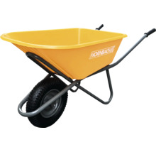 Žltý fúrik s logom Hornbach