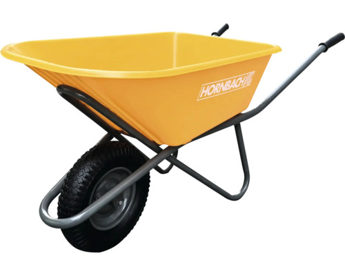 Žltý fúrik s logom Hornbach