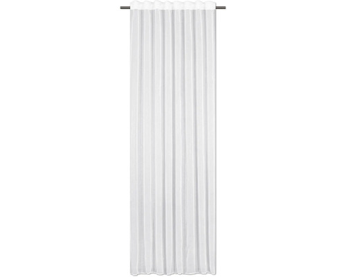 Záves Messina béžový 140x280cm Biela záclona so sťahovacou páskou na záclonovej tyči