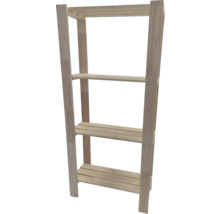 Drevený regál s tromi policami