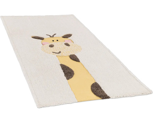 Obdĺžnikový kúpeľňový koberec s motívom žirafy