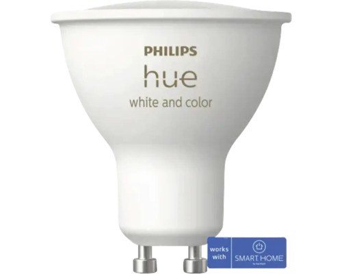 LED žiarovka Philips HUE 8720169229754 RGB GU10 4,2 W 400lm stmievateľná - kompatibilná so SMART HOME by hornbach Žiarovka Philips Hue, stmievateľná, s kompatibilitou pre inteligentnú domácnosť