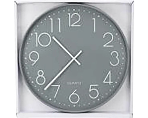 Nástenné hodiny sivé Ø50,8 cm Sivé nástenné hodiny s ciferníkom