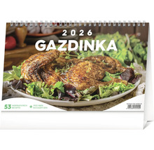 Stolový kalendár Gazdinka 2026 s receptami