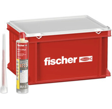 Injektážna malta Fischer FIS V Plus 300 T s príslušenstvom v červenej krabici