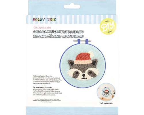 DIY Sada vyšívania pre pokročilých – Mýval Kreatívna sada na vyšívanie dutou ihlou