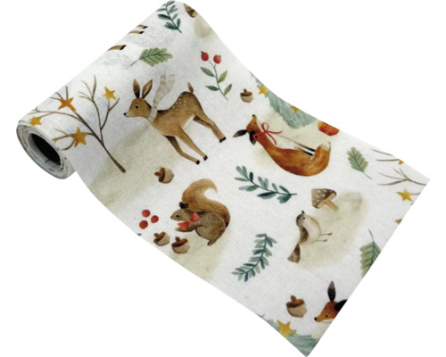 Dekoračná fólia s motívmi lesných zvierat na kotúči
