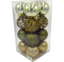 Sada rôznych vianočných gúľ