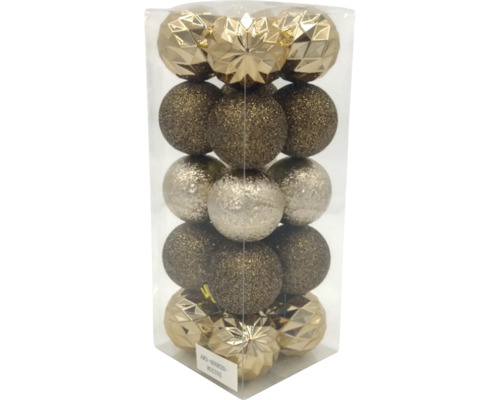 Balenie vianočných gúľ v rôznych prevedeniach