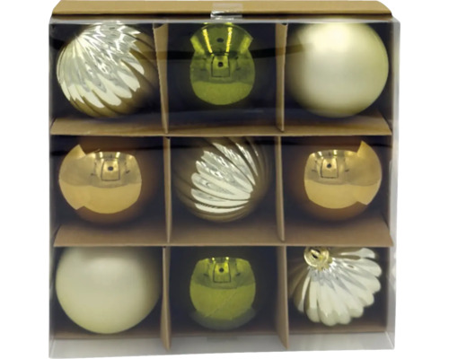 Deväť vianočných gúľ v balení