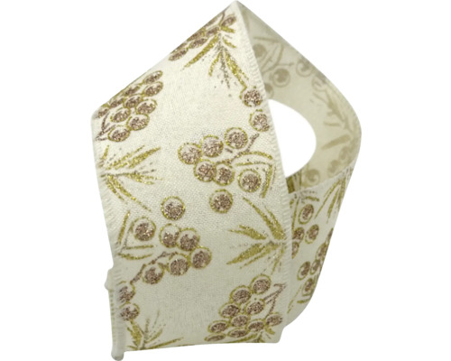 Dekoratívna stuha s motívom bobúľ