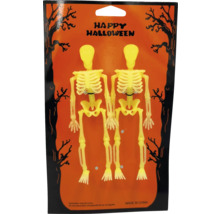 Dekoratívne halloweenske kostry v balení po dvoch na strašidelnú párty