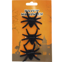 Dekoračné pavúky na karte pre Halloween