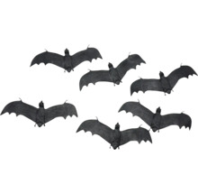 Dekoratívne netopiere na Halloween