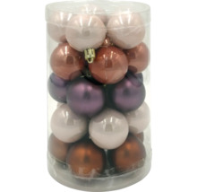 Vianočné ozdoby v priehľadnom obale