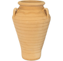 Dekoratívna terakotová amfora s rúčkami a vodorovnými vzormi