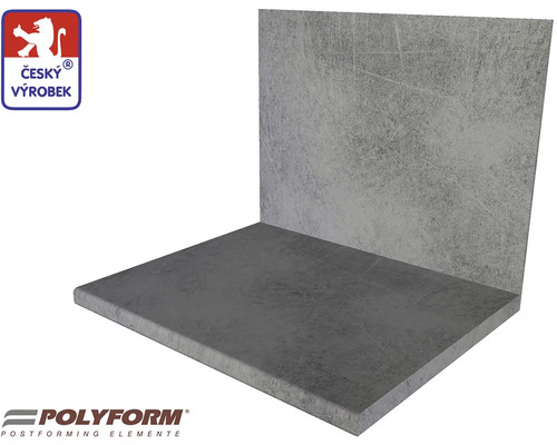 Kuchynská pracovná doska so zadnou doskou