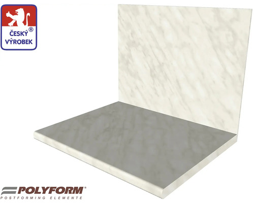 Kuchynská pracovná doska so zadnou stenou