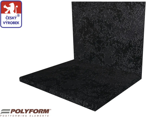 Postformingový prvok s pečaťou Český výrobok