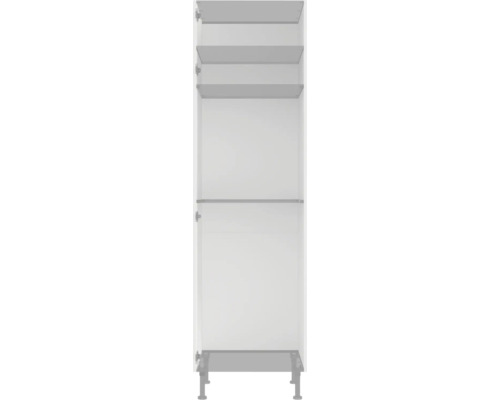 Kuchynská skrinka s policami a nožičkami