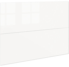 Kuchynské čelo v lesklej bielej farbe