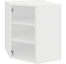 Otvorená nástenná skrinka s policami