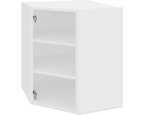 Otvorená nástenná skrinka s policami